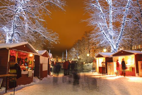 File photo of the St. Thomas Christmas Market in Helsinki, Finland.
