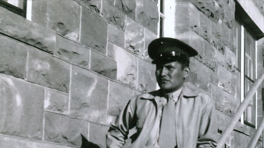 Chester Nez was a Code Talker, a Marine during World War II who shared information in Navajo language. 