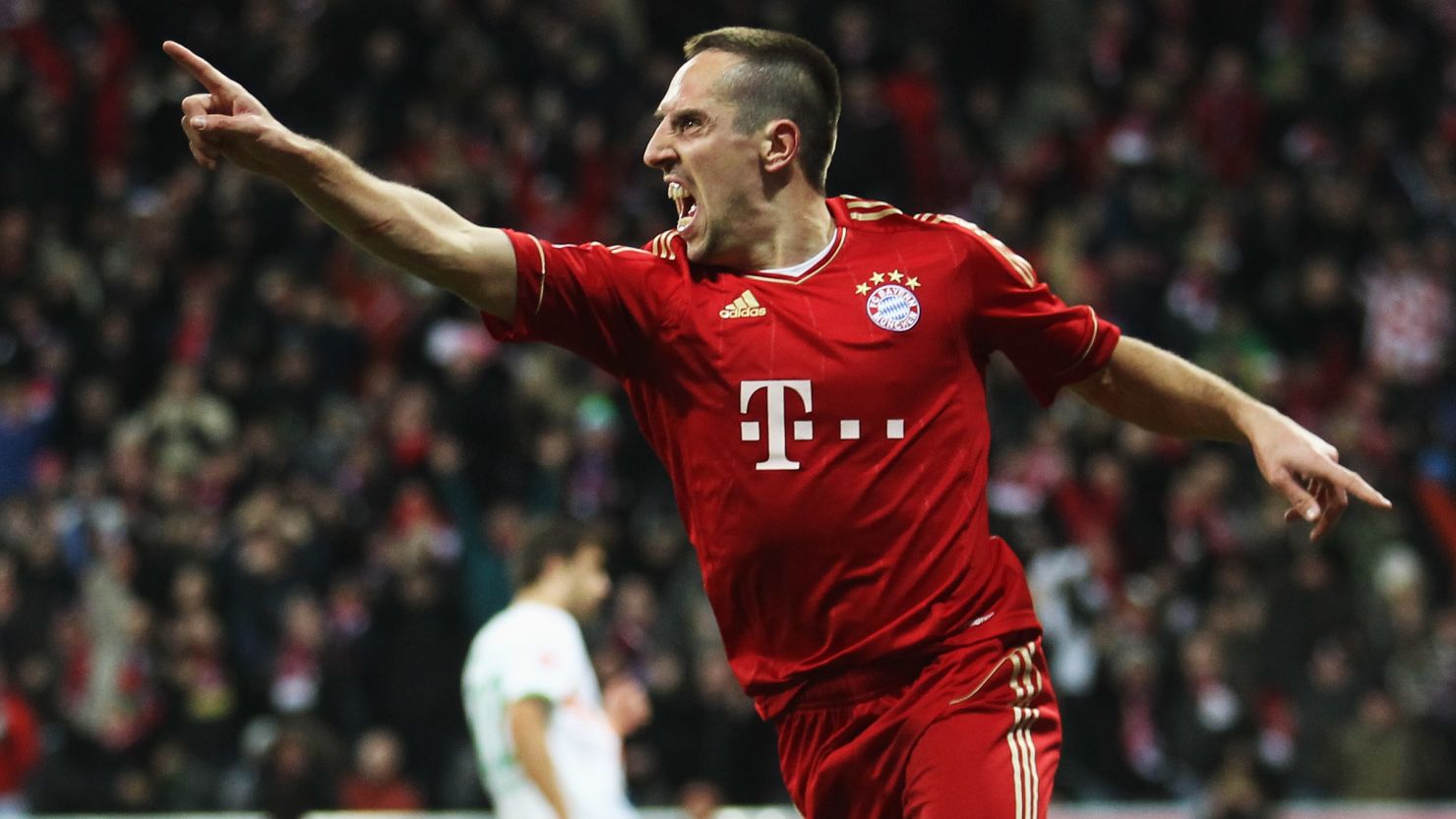 Bayern Munich's Franck Ribery scored twice in Saturday's 4-1 win over Werder Bremen