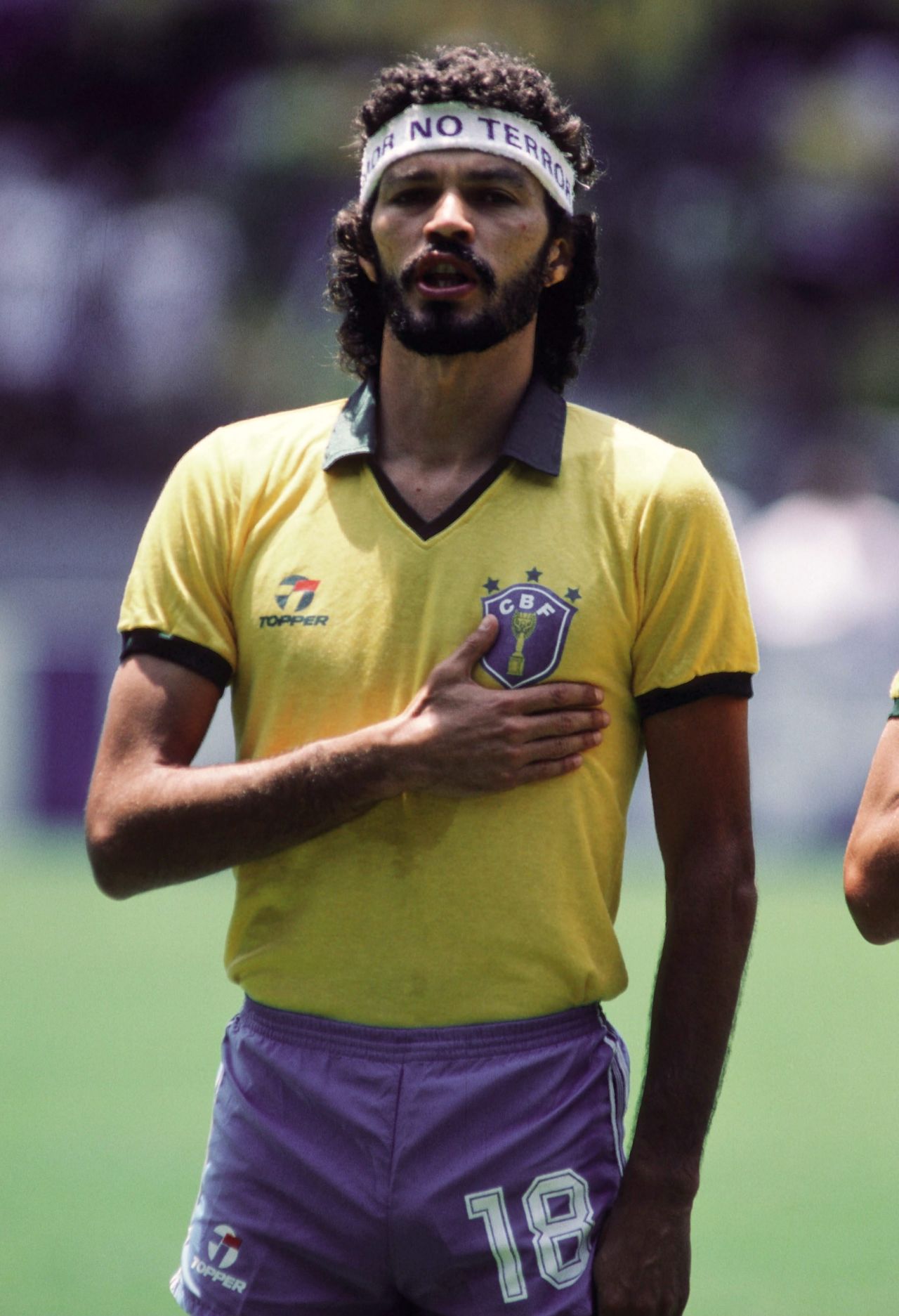 <strong>Brazil's 1982 World Cup team: </strong>Socrates played 60 times for Brazil and captained his country in Spain during the 82 tournament. The Corinthians star was also a medical doctor, earning him the nickname "Dr. Socrates." He was known for being a heavy smoker during his playing day and died at the age 57 in 2011. "Football as we know it died that day," he would later say of Brazil's loss to Italy. 