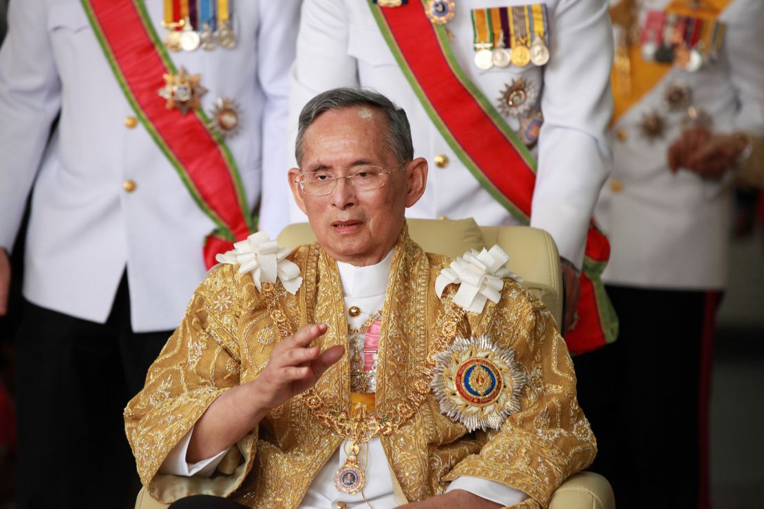 Thailand's King Bhumibol Adulyadej is highly revered in the Buddhist nation.