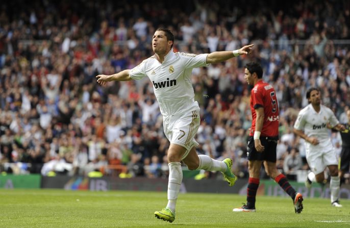 Real Madrid's Cristiano Ronaldo was named the world's finest player in 2008 and is once again shortlisted this year.