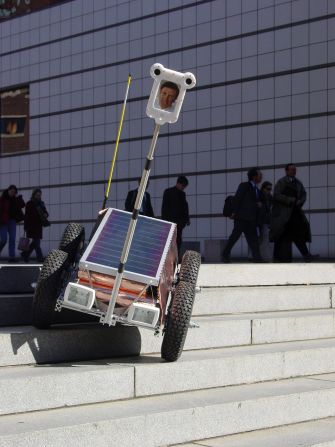 The "Afghan Explorer" is a solar-powered mobile robot developed by the Massachusetts Institute of Technology. The device was designed to practice elements of journalistic reporting in hostile or off-limits environments at the beginning of the Afghan war. Despite a flurry of newspaper coverage when it was first revealed, few editors have sent cyborg reporters to cover the world's conflict hot spots. 