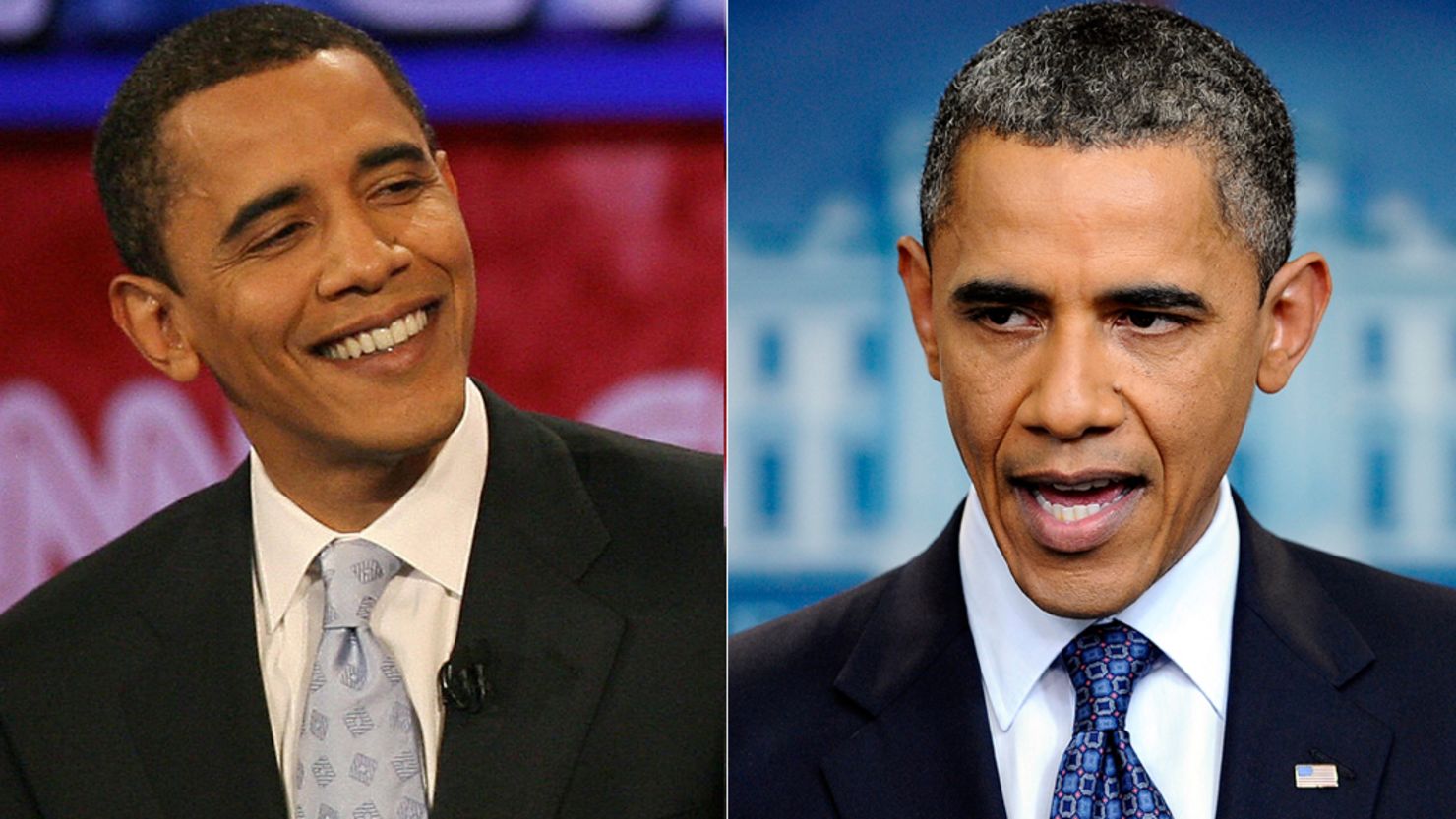 When President Barack Obama celebrated his 50th birthday, the media discussed his gray hair at length. 