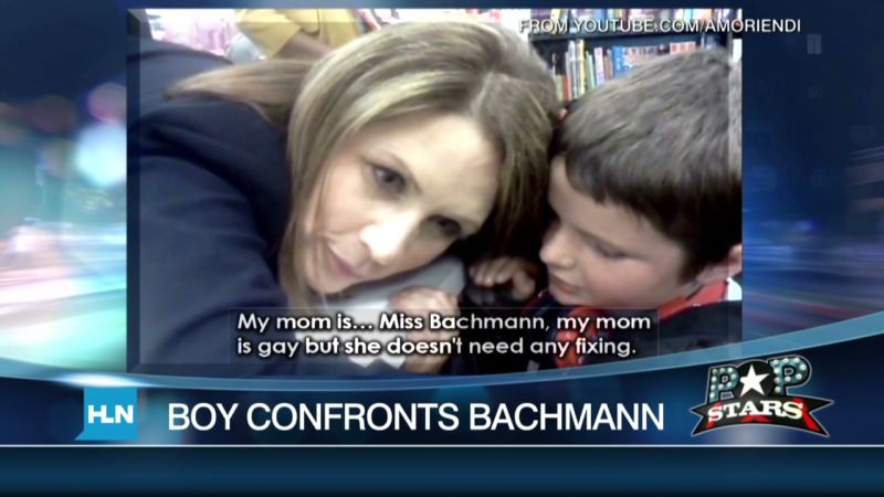 8 year old boy takes on Michele Bachmann