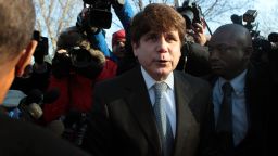 CHICAGO, IL - DECEMBER 07: Former Illinois Governor Rod Blagojevich leaves his home to go to his sentencing hearing December 7, 2011 in Chicago, Illinois. Federal prosecutors are seeking a sentence of 15 to 20 years in prison for Blagojevich after he was found guilty of 17 public corruption charges. (Photo by Scott Olson/Getty Images) 
