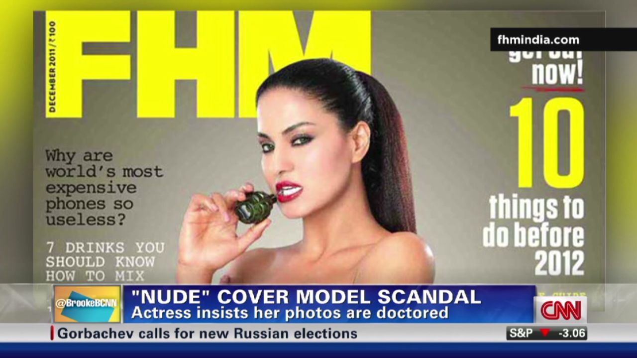 Actress Veena Malik says photos in FHM India magazine were altered. | CNN