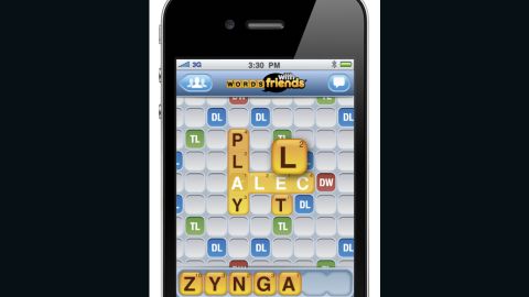 Zynga, maker of online game "Words with Friends," released this image in support of actor and fan Alec Baldwin.