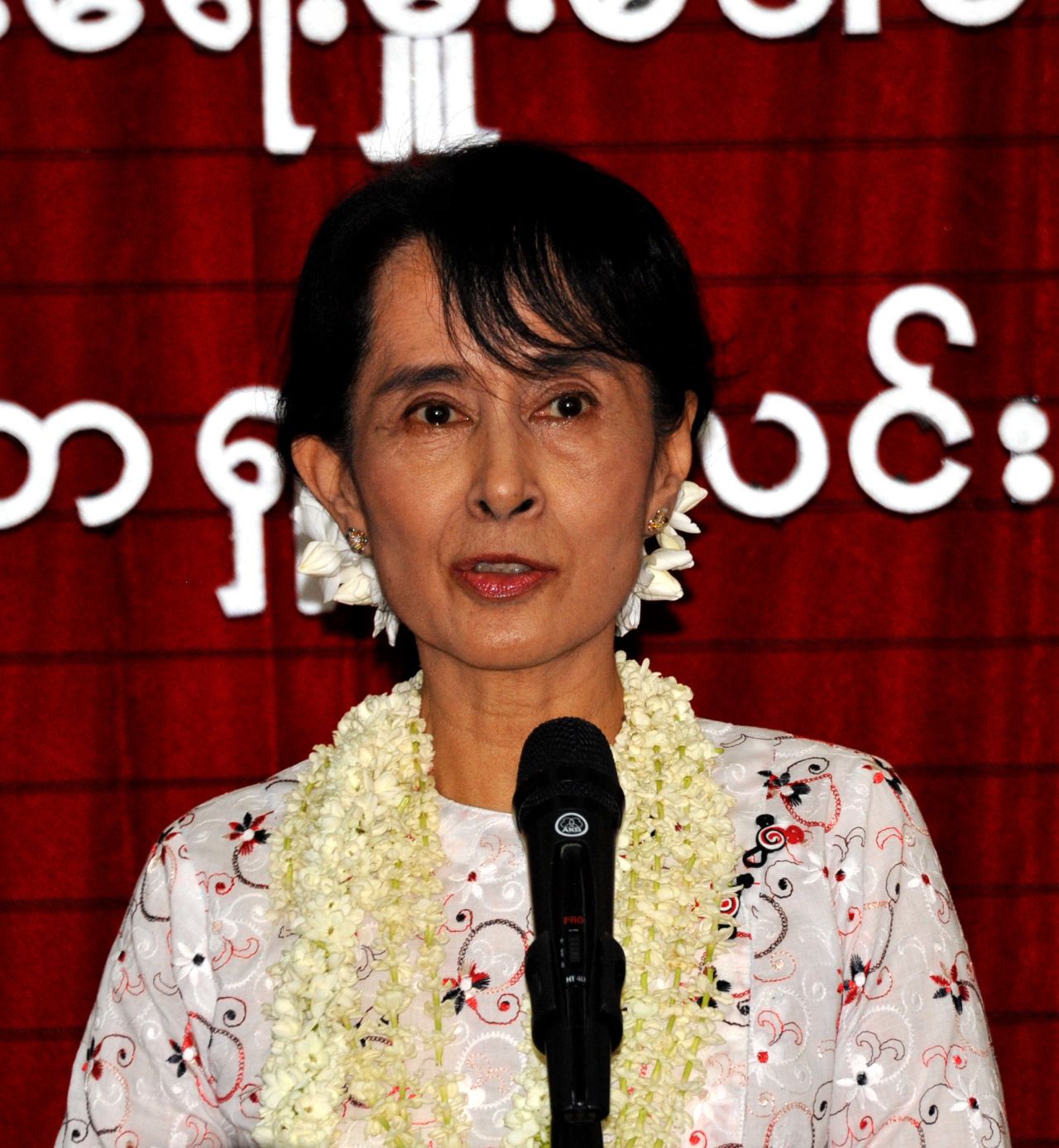 Myanmar democracy icon Aung San Suu Kyi was awarded the prize while under house arrest.