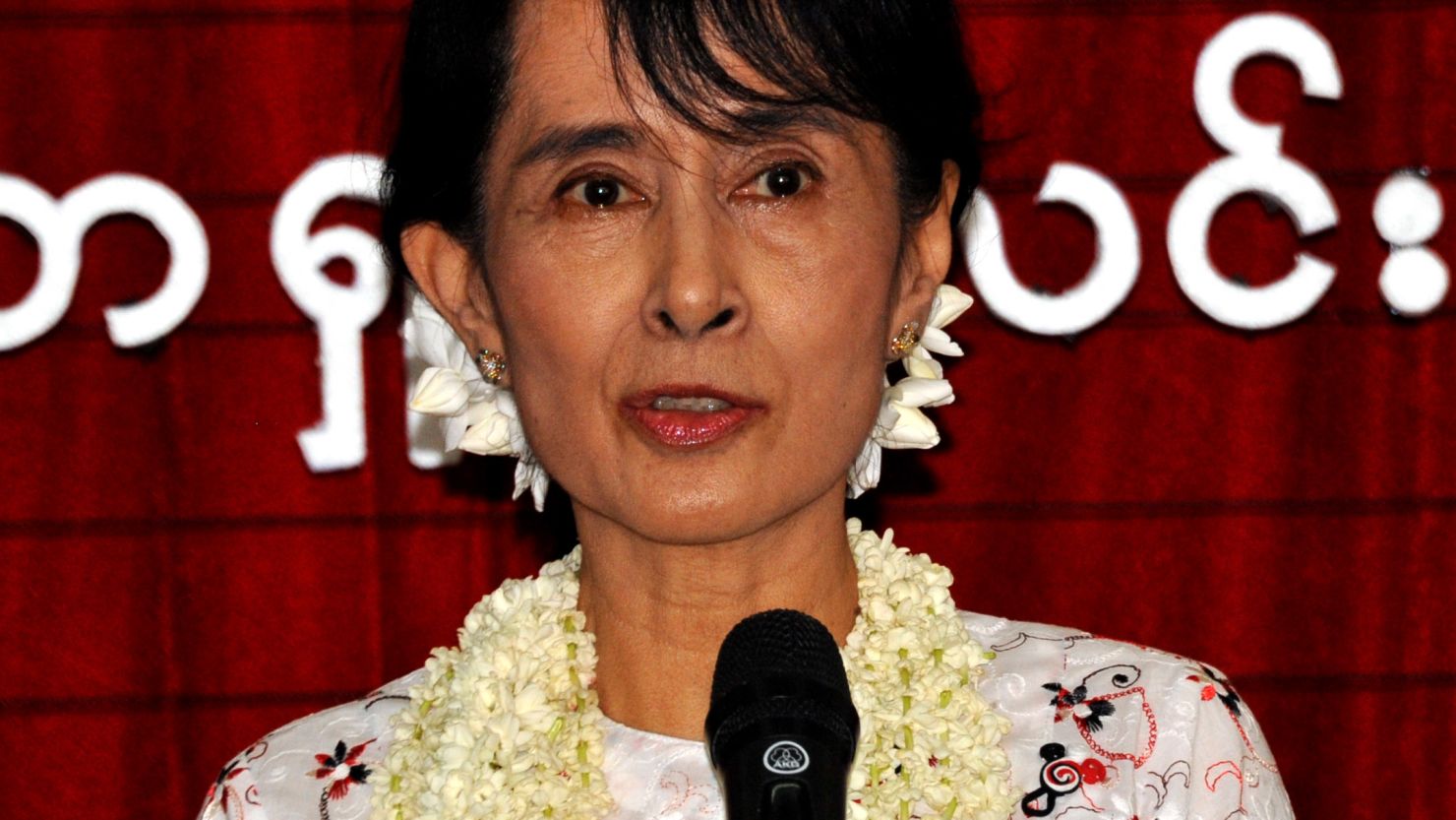 Myanmar democracy icon - now candidate - Aung San Suu Kyi was awarded the prize while under house arrest.