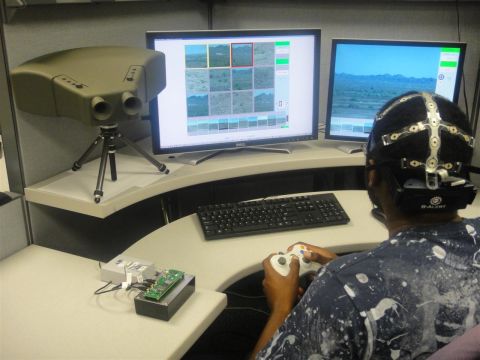 The Cognitive Technology Threat Warning System program is developing binoculars that can identify threats from a long distance and then inform a soldier of the danger.