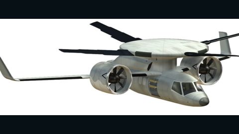 The Disc-Rotor program aims to develop a new type of aircraft capable of transitioning from hovering like a helicopter to flying like a plane (artist's impression).