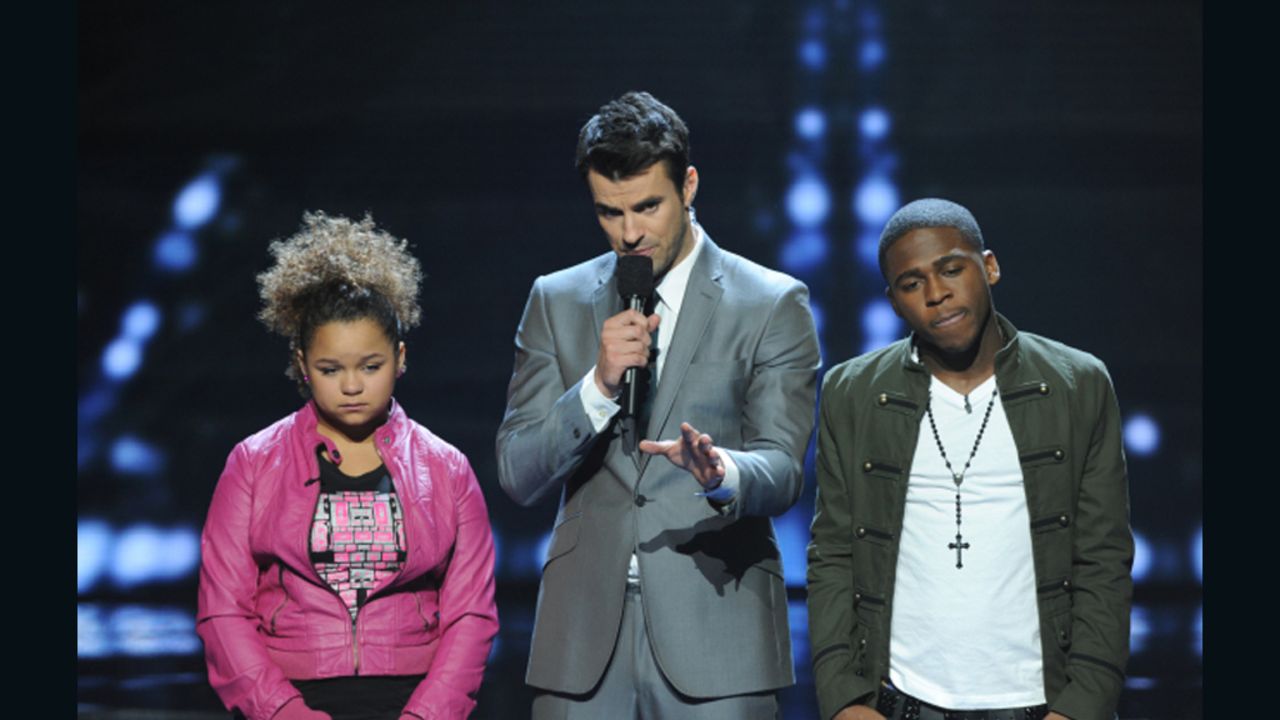 Rachel Crow and Marcus Canty wait to find out if they will continue on in the competition.