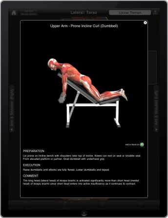 The <a href="http://itunes.apple.com/us/app/imuscle-nova-series-ipad-edition/id430559374?mt=8" target="_blank" target="_blank">iMuscle app</a> is one of the highest-rated fitness apps on iTunes. Best for the body builder in your group, iMuscle allows users to hone in on the specific muscles he or she is working with a 3-D image. It also works in reverse -- recommending exercises for improving certain muscle groups. Cost: $4.99 on the iPad, $1.99 on the iPhone. Now to figure out how to wrap it... 