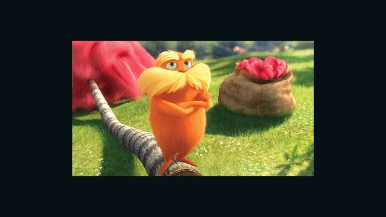 "The Lorax" will finish the weekend with a cumulative tally of nearly $122 million in just 10 days. 