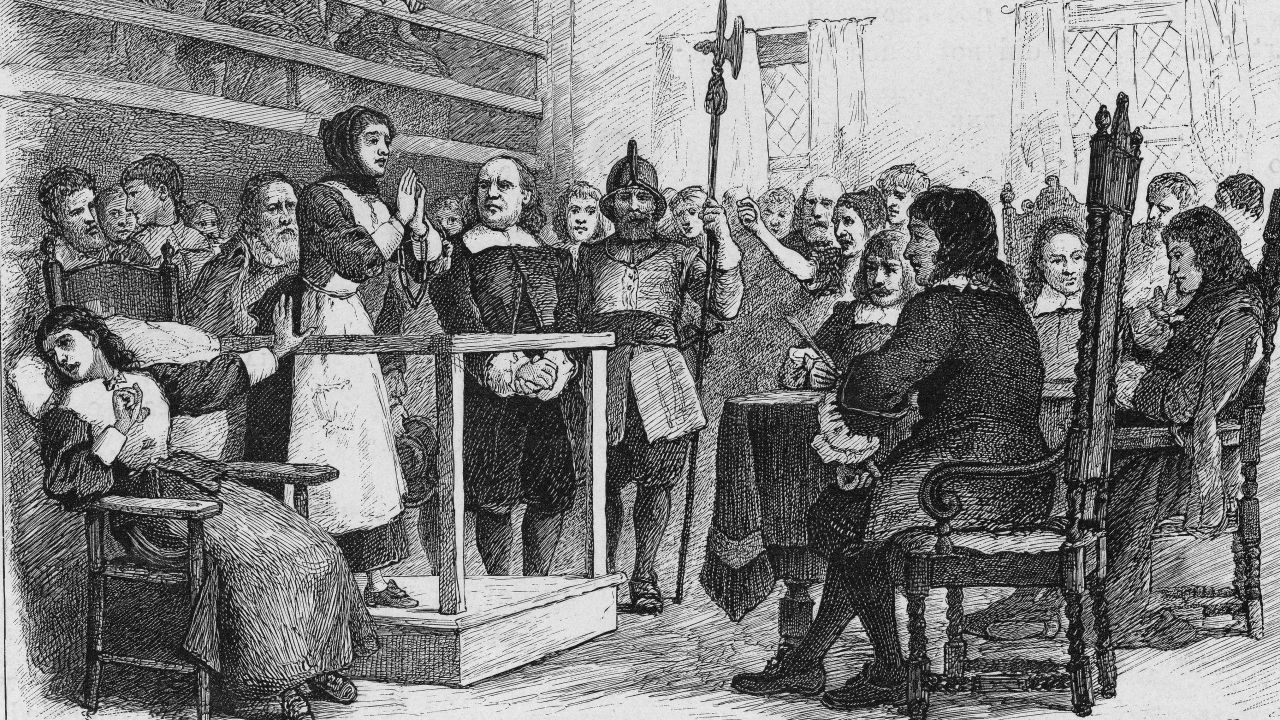Hundreds of people were accused of witchcraft during witch hunts in the 17th century, most famously in Salem, Massachusetts.