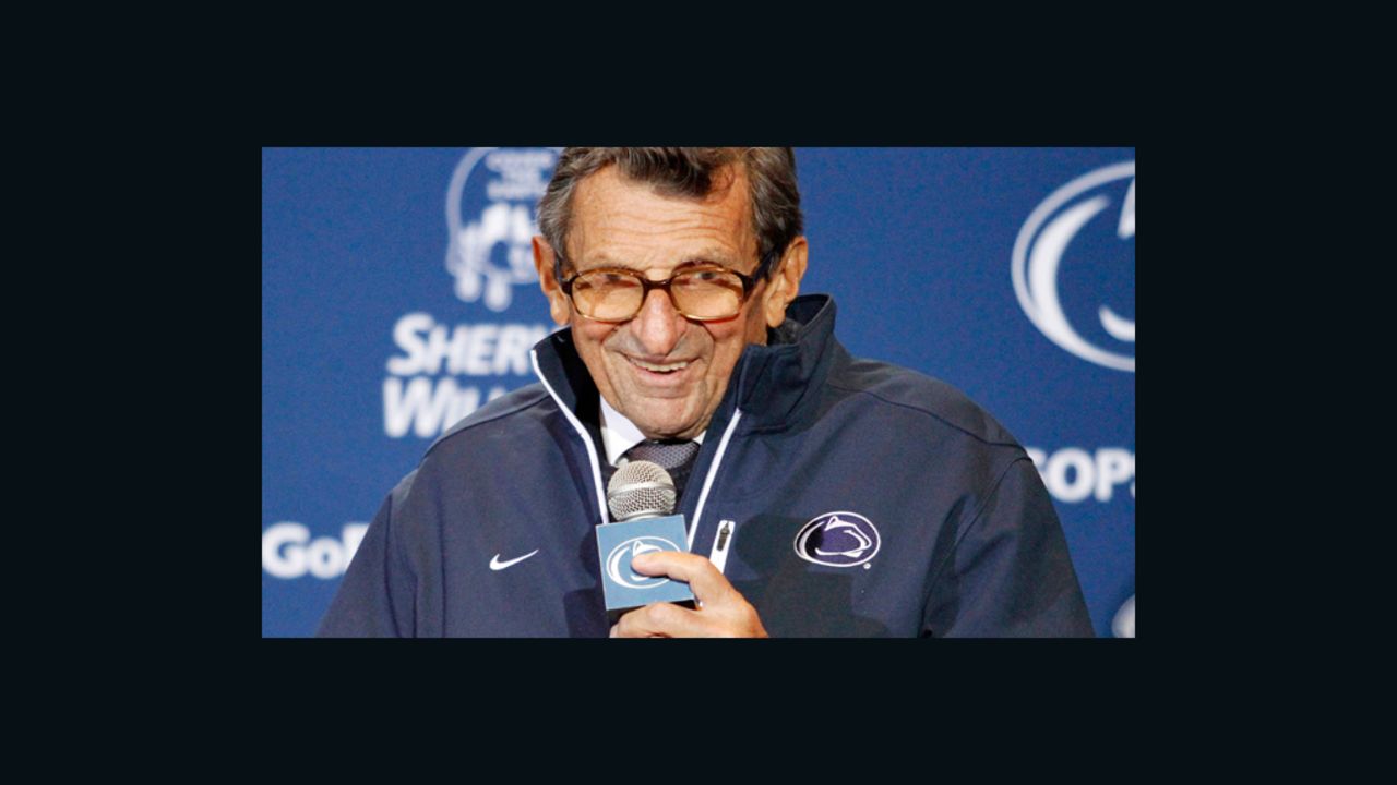 Penn State football coach Joe Paterno misused the word "fondling" to describe what McQueary told him. 