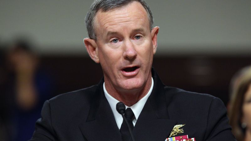 Admiral William H. McRaven, USN