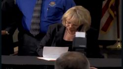 Arizona Gov. Jan Brewer says she will get tough on illegal immigration and racial profiling.