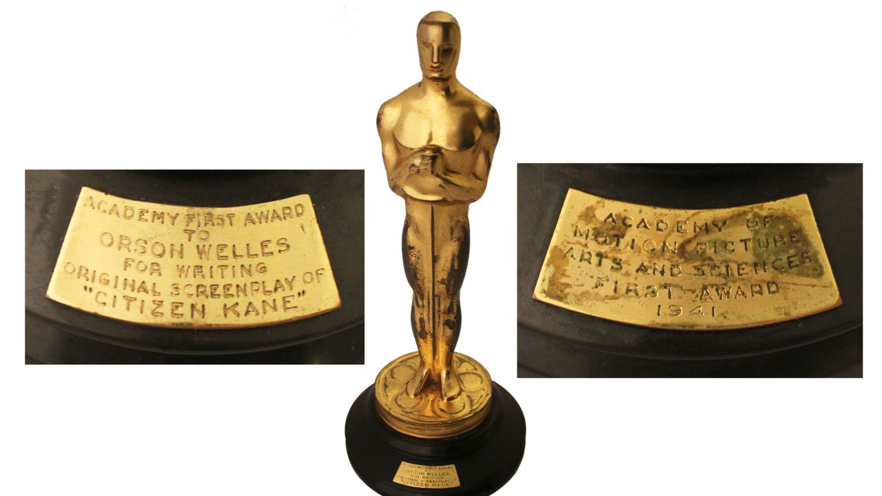  Orson Welles won the Academy Award for best screenplay in 1941 for the film "Citizen Kane."