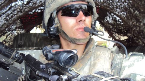 Spencer Alexander, 24, deployed to Iraq in August 2009. He stayed until July 2010.