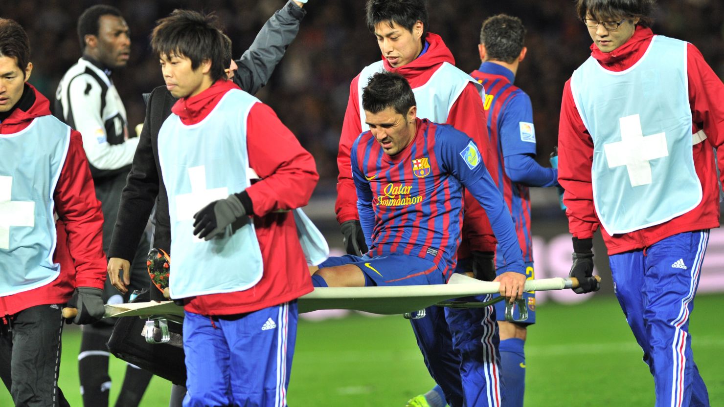 Spain striker David Villa had recently lost his place in the Barcelona team to Chile's Alexis Sanchez.