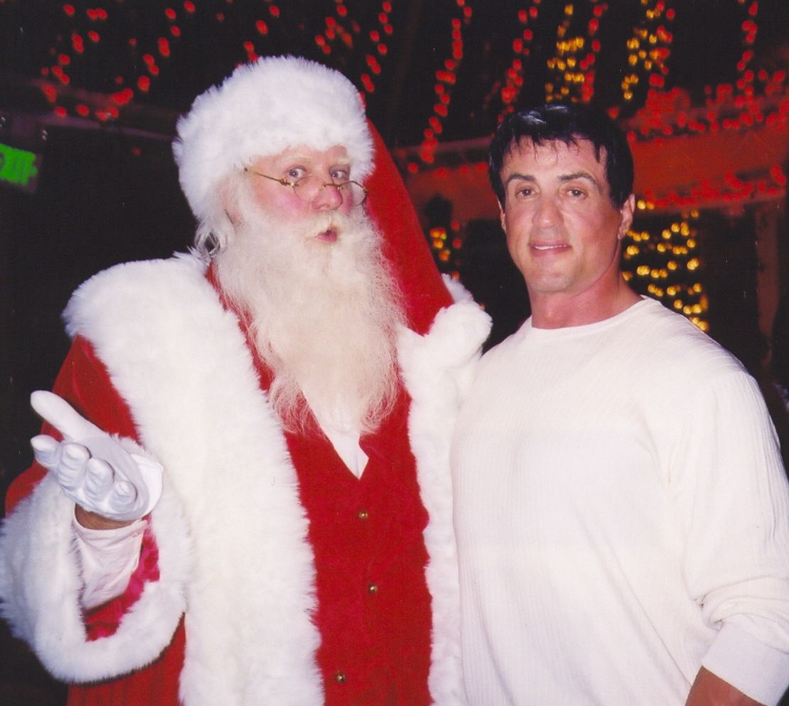 Brady White never imagined meeting Sylvester Stallone when he first, out of desperation, became Santa. 