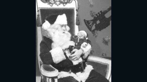In 1972, Santa Tim, then a college student, posed at Bullock's department store with his brother Marcus, now 39.