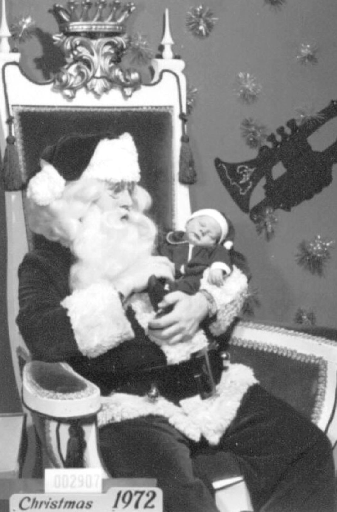 In 1972, Santa Tim, then a college student, posed at Bullock's department store with his brother Marcus, now 39.