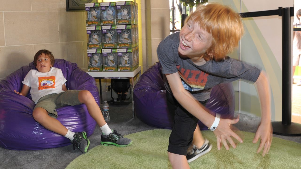The Kinect system for Xbox 360 lets you control games by moving your whole body.