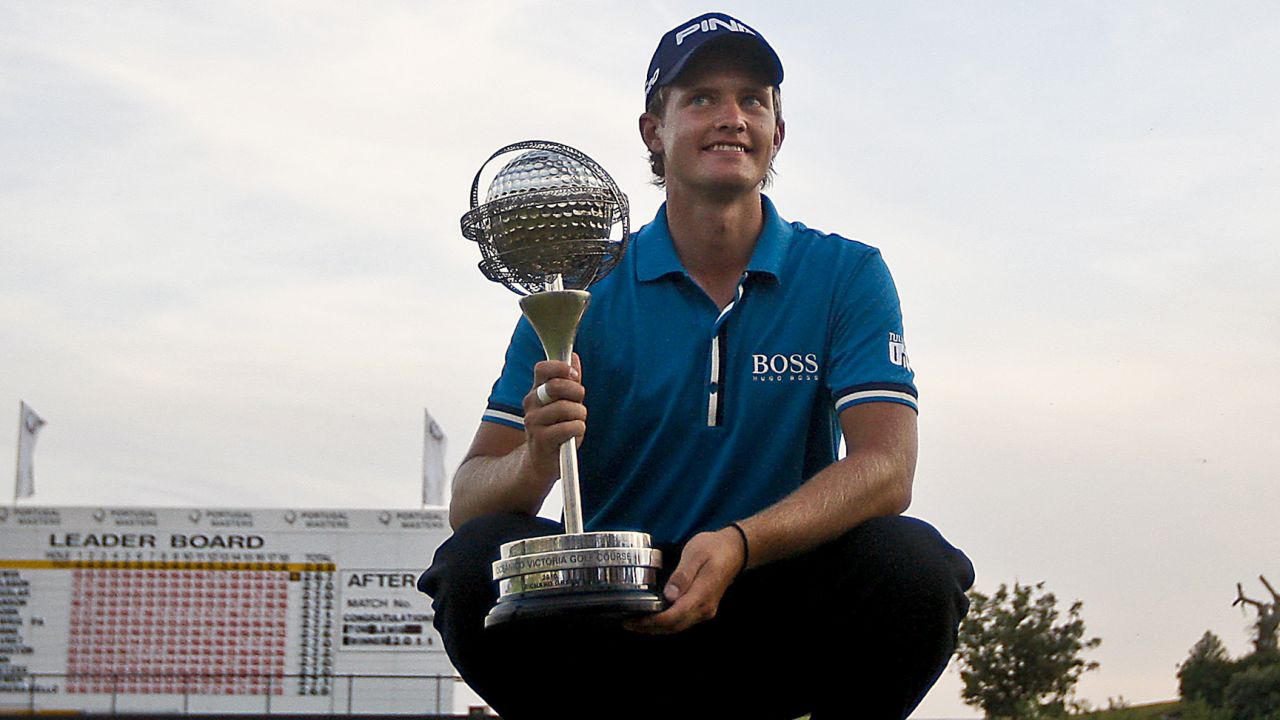 Young Englishman Tom Lewis won his first professional title at October's Portugal Masters.