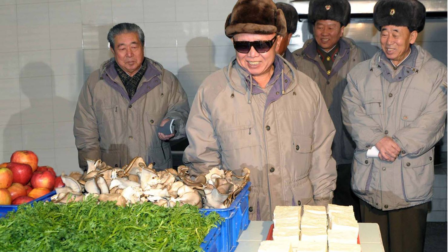 Mundane images of Kim Jong Il looking at things have been collected on a cult-favorite blog.