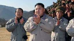 This undated handout file photo released by North Korea's official Korean Central News Agency on November 4, 2010 shows Kim Jong-Un, son of North Korean leader Kim Jong-Il, inspecting the construction site of the Huichon Power Station in Jagang Province. North Korea has declared a public holiday to mark the birthday of leader Kim Jong-Il's youngest son, Kim Jong-Un, a report said on December 23, 2010, 