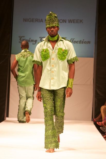 Menswear was also on show, including this design by Modela Couture.