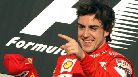 Ferrari driver Fernando Alonso's only race victory of 2011 came at the British Grand Prix in July.