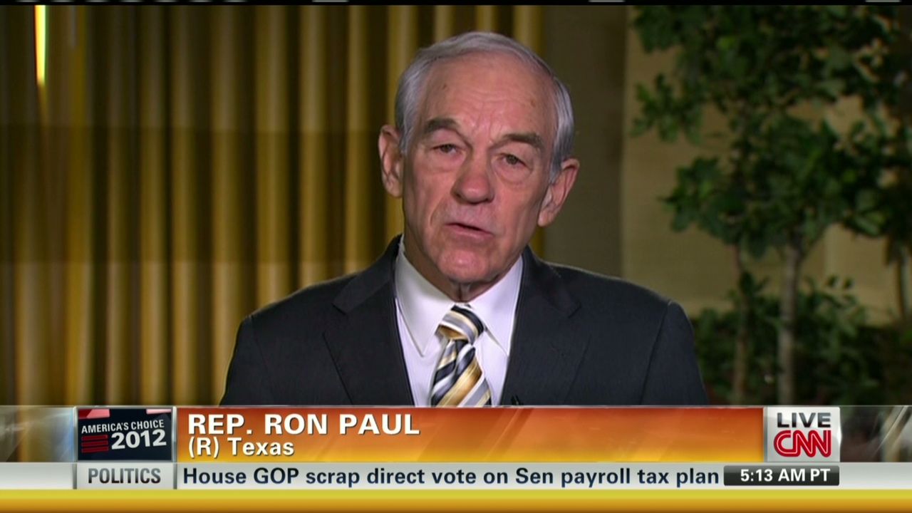 ron paul why didnt you stop it