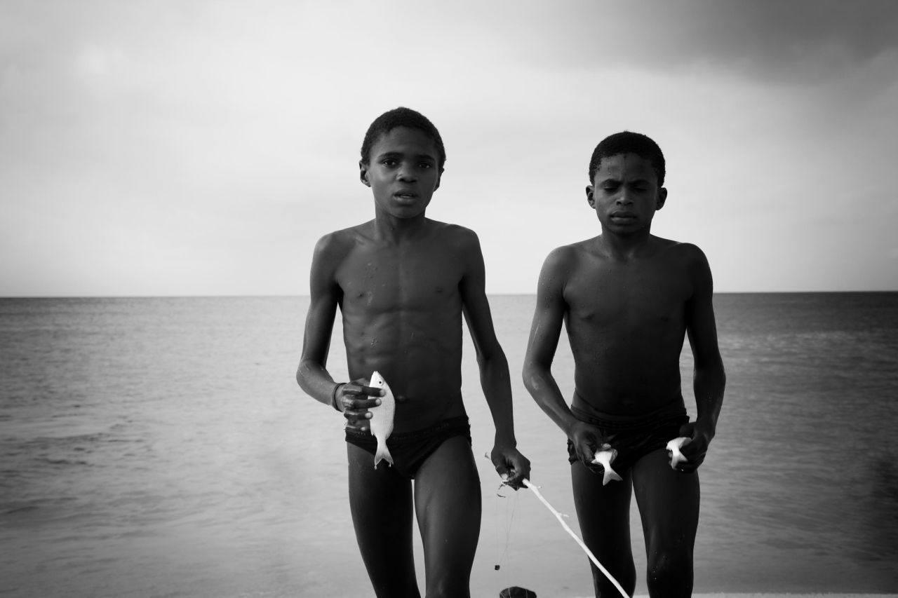 This photo is by Arturo Bibang, from Equatorial Guinea, part of a series called "A Annobon." 