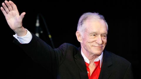 Hugh Hefner at a Playboy event in Las Vegas on May 15, 2010.