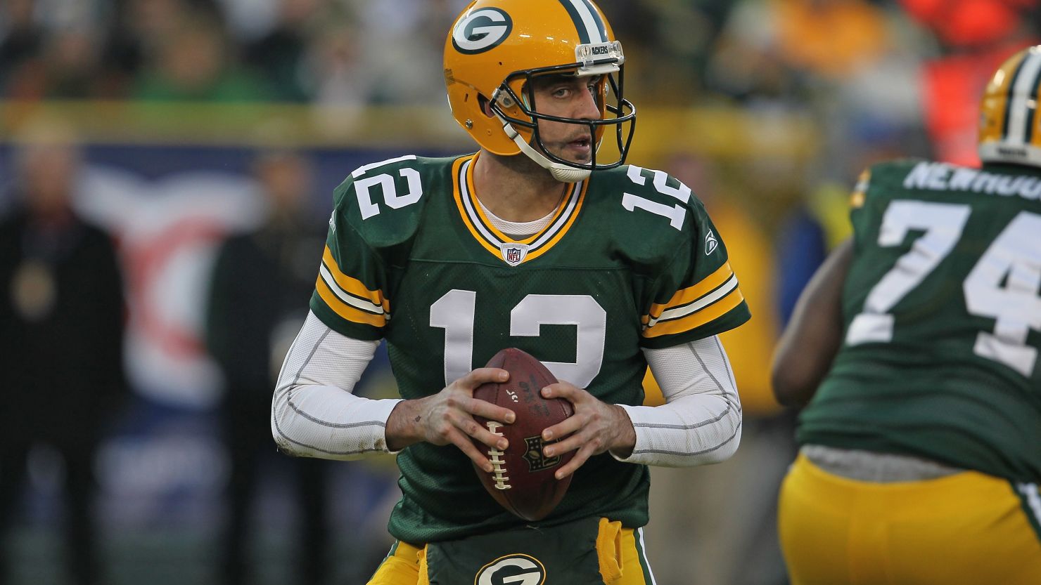 Quarterback Aaron Rodgers leads the Green Bay Packers, considered a favorite to reach the Super Bowl.