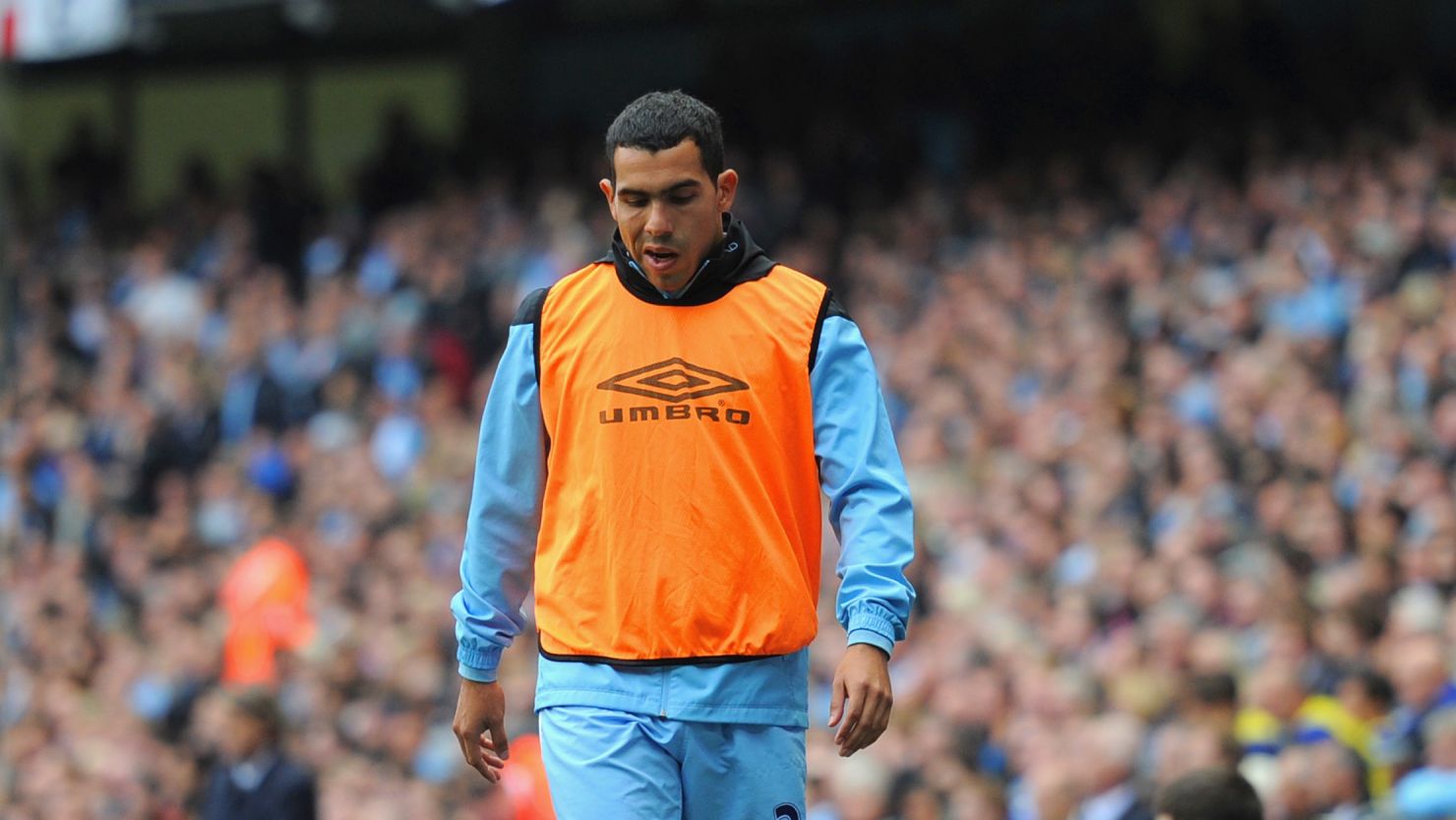 Manchester City's Carlos Tevez captained the English leaders to FA Cup success last season.