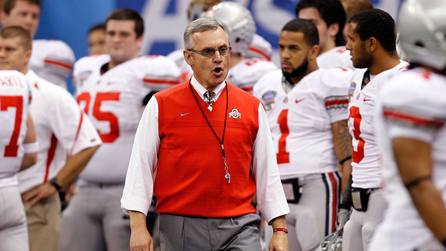 Jim Tressel is no longer Ohio State's coach, but the football tame still faces punishment for NCAA rules violations.