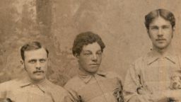 Andrew Watson pictured with his Scotland teammates in 1881. Watson made his international debut the same year, captaining Scotland to a 6-1 victory over England at London's Oval stadium. The defeat remains the heaviest England have suffered on home soil.