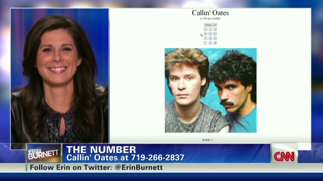 Erin calls the emergency ‘Hall and Oates hotline’ CNN
