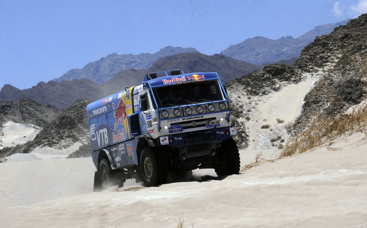 Russia's Vladimir Chagin has been dubbed the "Tsar of the Dakar" for his dominance of the truck category. The 41-year-old's victory in 2011 was his seventh.