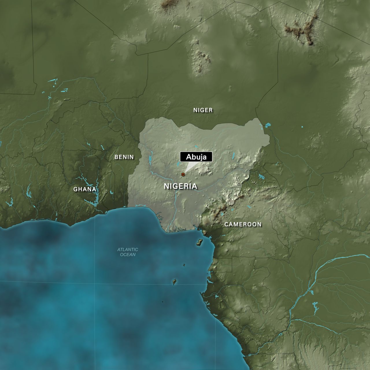 Abuja Nigeria map