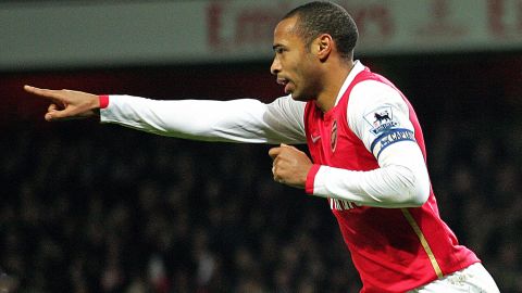 Frenchman Thierry Henry is Arsenal's all-time leading scorer with 226 goals for the club.