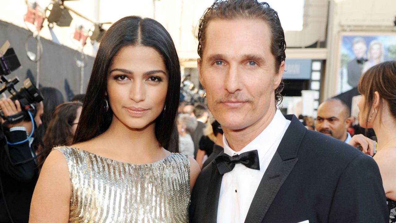 Matthew McConaughey and Camila Alves attend the 39th AFI Life Achievement Award on June 9, 2011.
