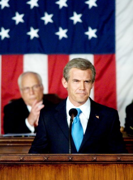 Josh Brolin played President George W. Bush in the Oliver Stone-directed film "W."