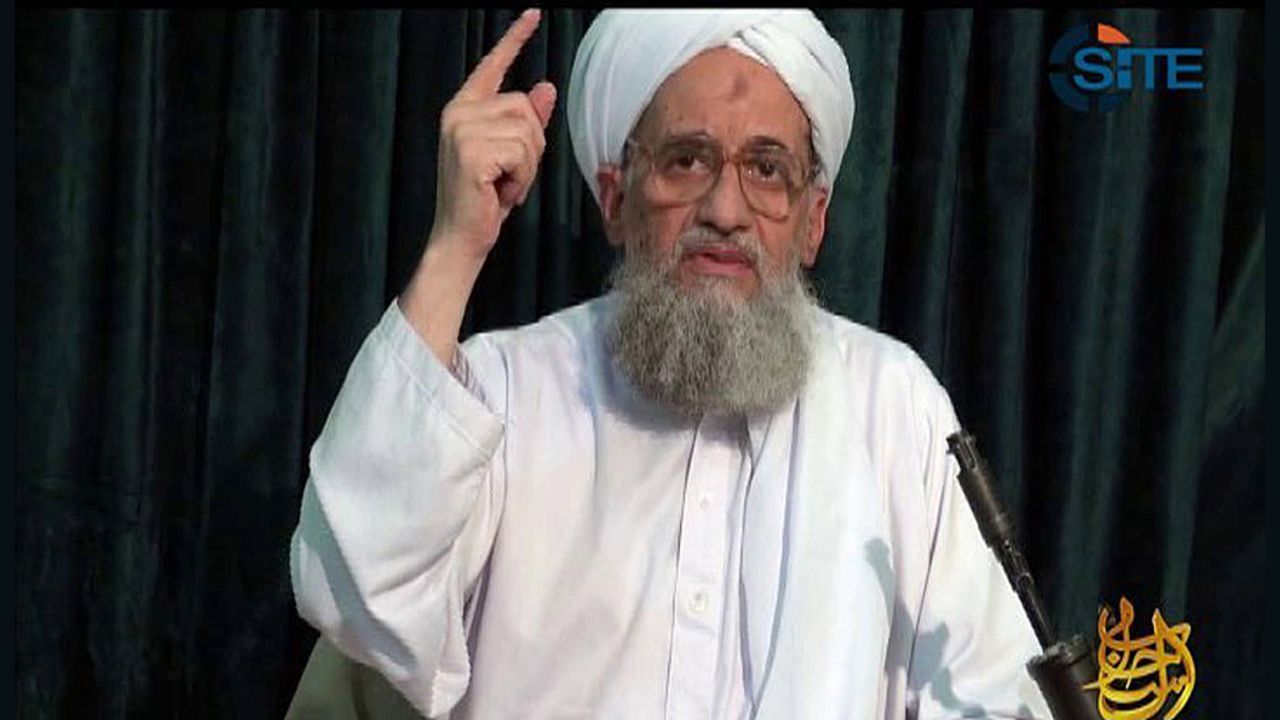 A Site Intelligence Group image of Al-Qaeda leader Ayman al-Zawahiri from video released August 15, 2011. 