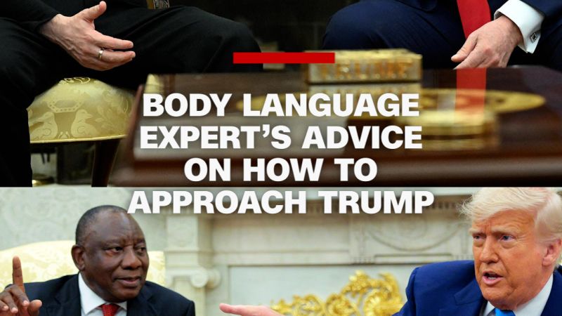 Body language expert offers her advice on how to approach Trump
